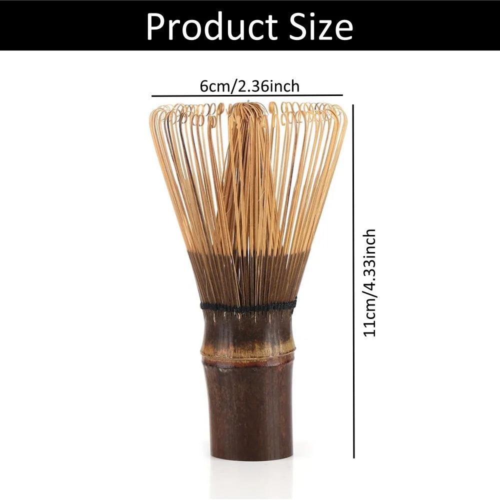 Bamboo Matcha Whisk, Handcrafted Organic Traditional Japanese Chasen, Matcha Stirrer Wisk Mixer Brush for Green Tea, Coffee Peaceful Pleasures Health and Wellness