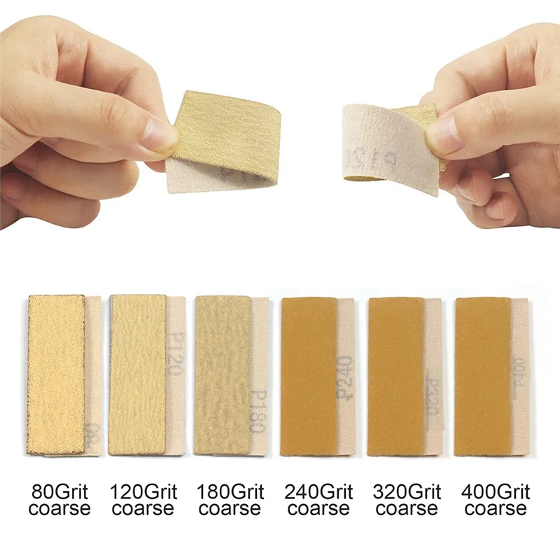 Y51A-140Pc Sander Paper Kit,3.5X1in Hand Sanding Block For Wet Dry Hook & Loop Alumina 80 To 600 Grit Sandpaper Peaceful Pleasures Health and Wellness