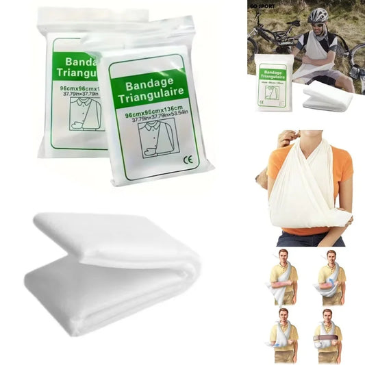 1Pc First Aid Kit Medical Bandage Fracture Fixation Triangular First Aid Bandage Emergency Camping Accessories Peaceful Pleasures Health and Wellness