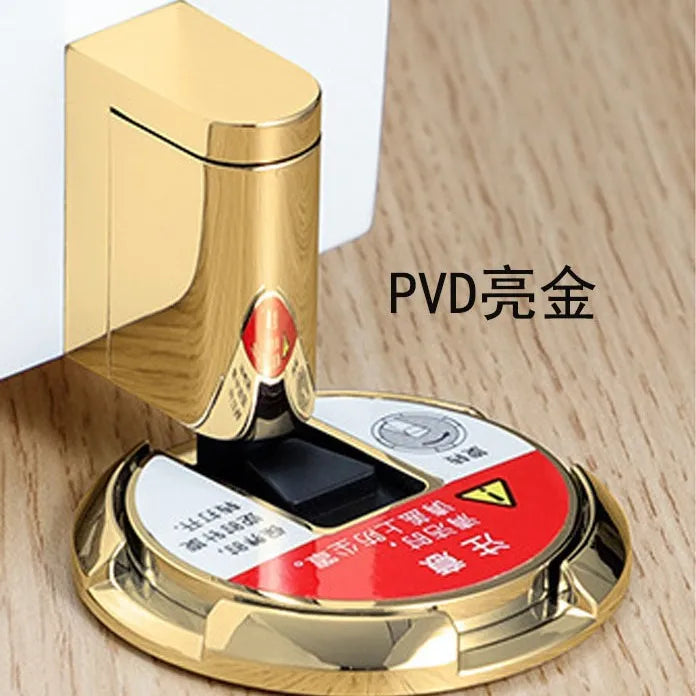 Magnetic Door Stopper – No-Drill Silent Floor Stop with Adhesive