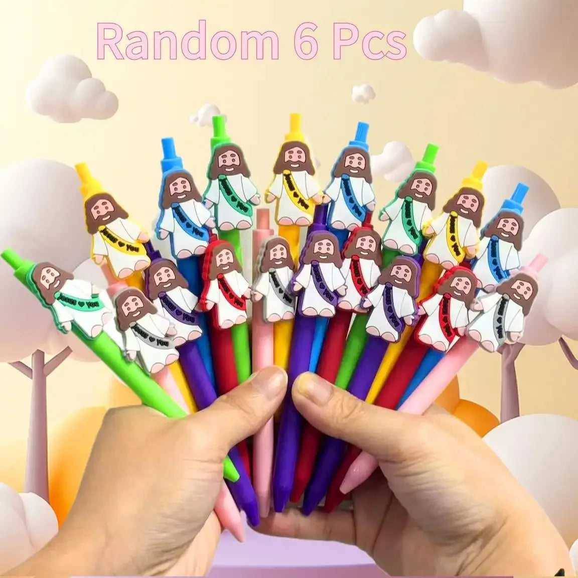 Jesus Faith Theme Ballpoint Pens – Party Gifts & Rewards (6-18 Pc)
