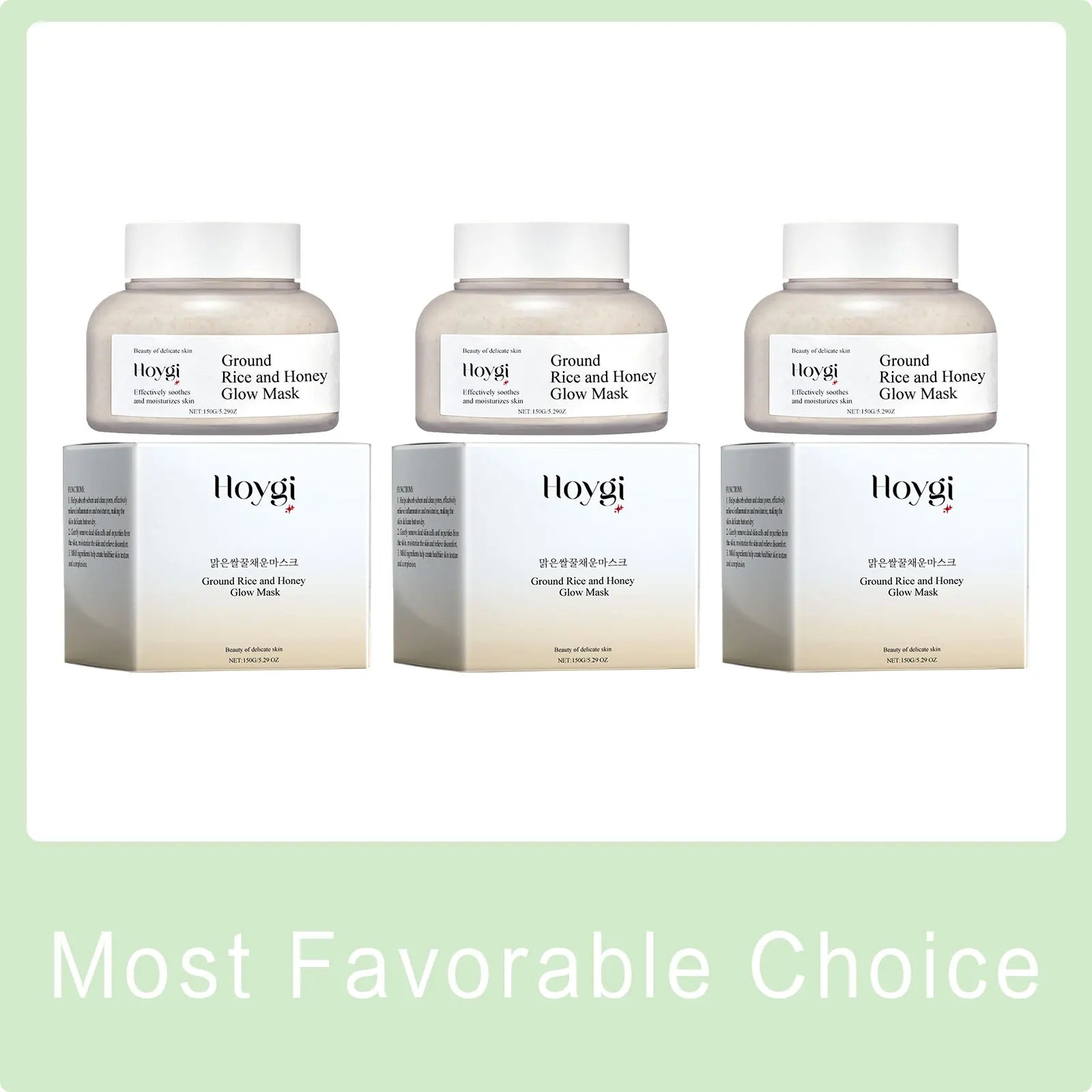 Rice Raw Pulp Mask Replenishment Moisturizing Fade Dark Spot Repair Sensitive Skin Shrink Pore Hydrating Mask Korean Skin Care Peaceful Pleasures Health and Wellness 3pcs