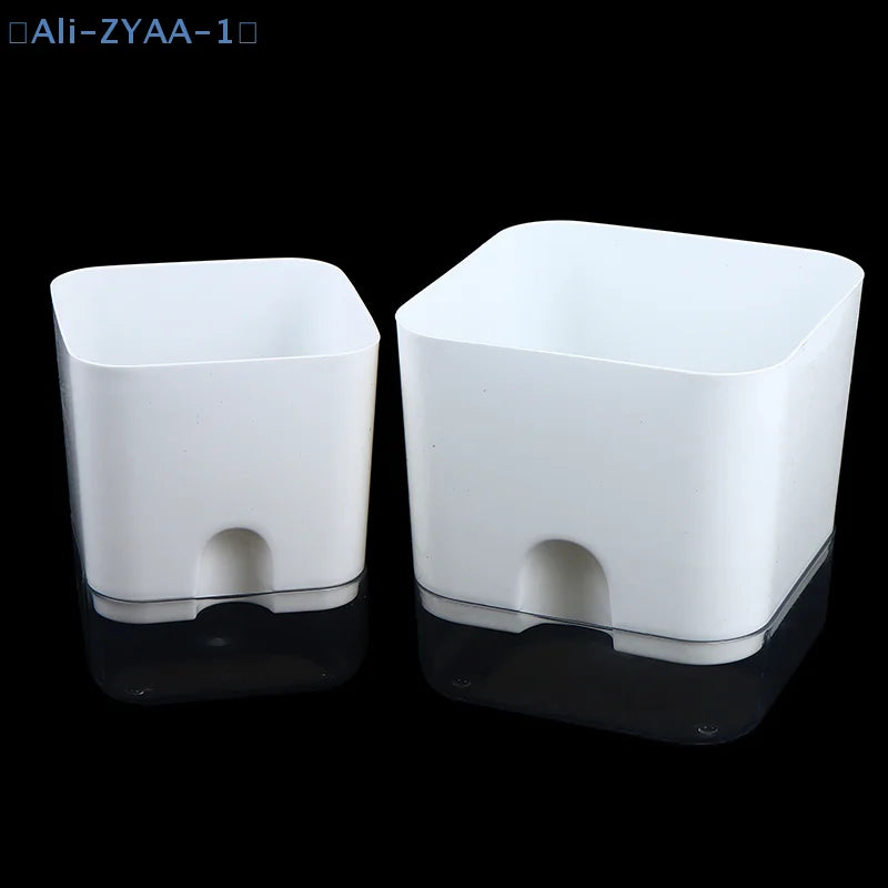 Self-Watering Double-Deck Plant Pot | Auto Wick Flowerpot