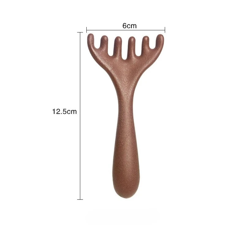 6-Claw Head Massager Comb | Gua Sha Scalp Massage Tool