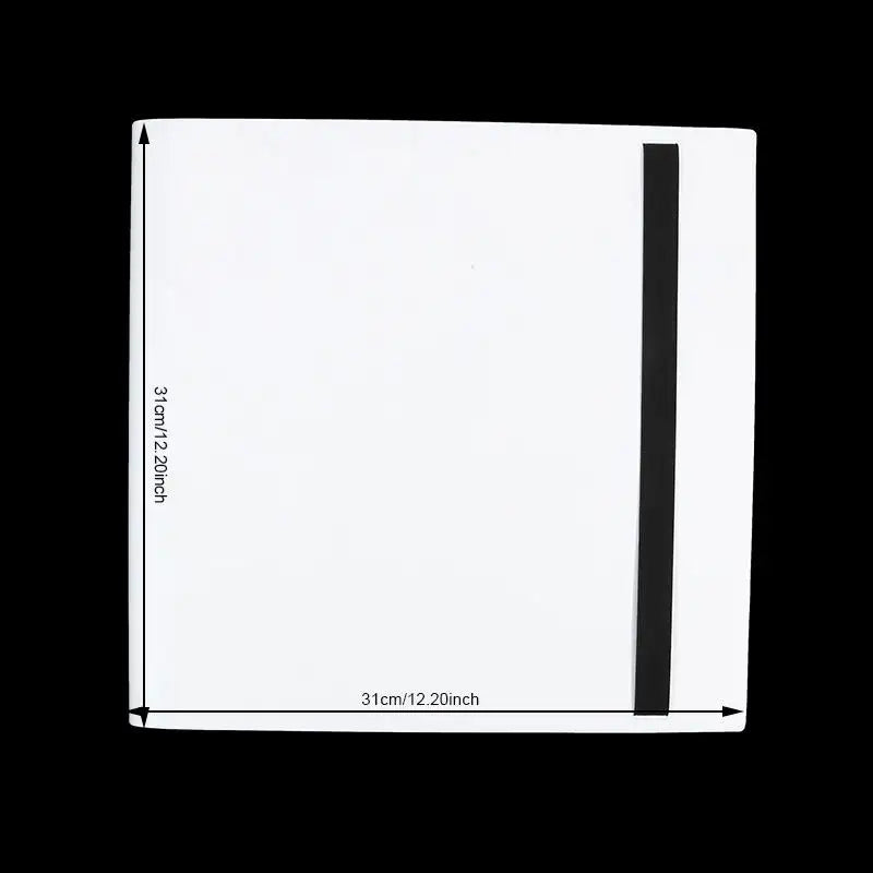 Clear Grid Pocket Album 4/9/12 Slot Organizer for Cards Tickets Portable Mini Photo Book | Multipurpose Storage for Collectibles Peaceful Pleasures Health and Wellness 12 grid white
