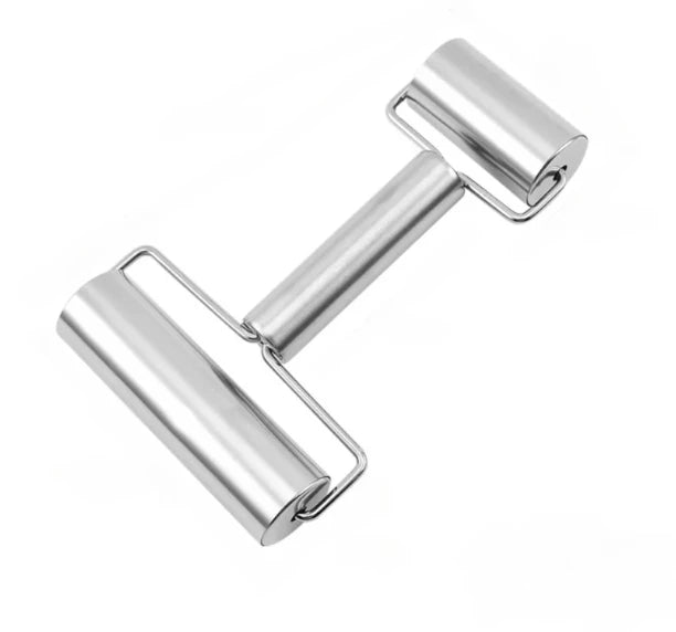 Stainless Steel Dough Roller Two-sided kitchen Nonstick Rolling Pin Home Baking Tools For Fondant Pie Crust Cookie Pastry Pizza Peaceful Pleasures Health and Wellness style2