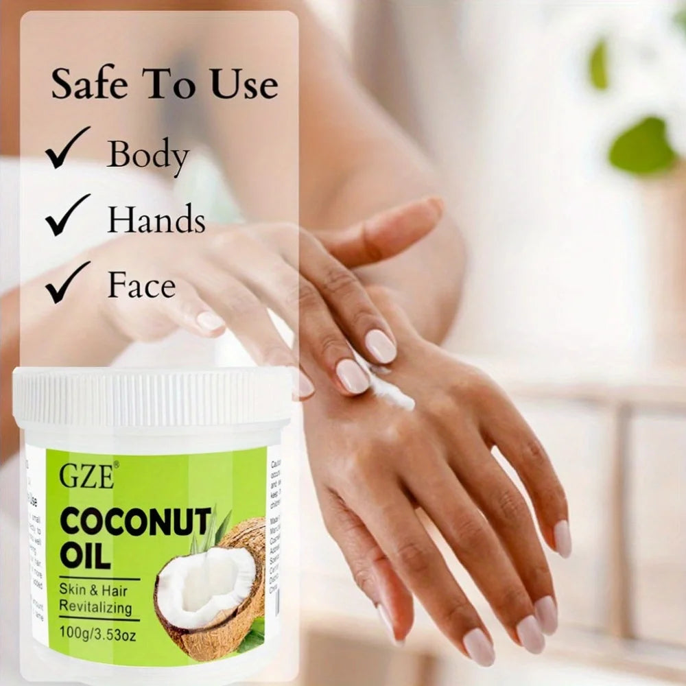 GZE Cold Pressed Virgin Coconut Oil – Skin, Hair & Nail Care