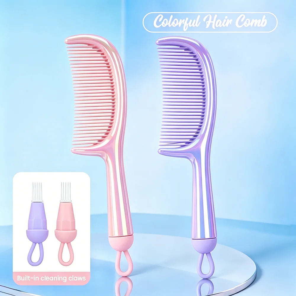 Wide Tooth Detangling Comb – Anti-Static Curly Hair Brush