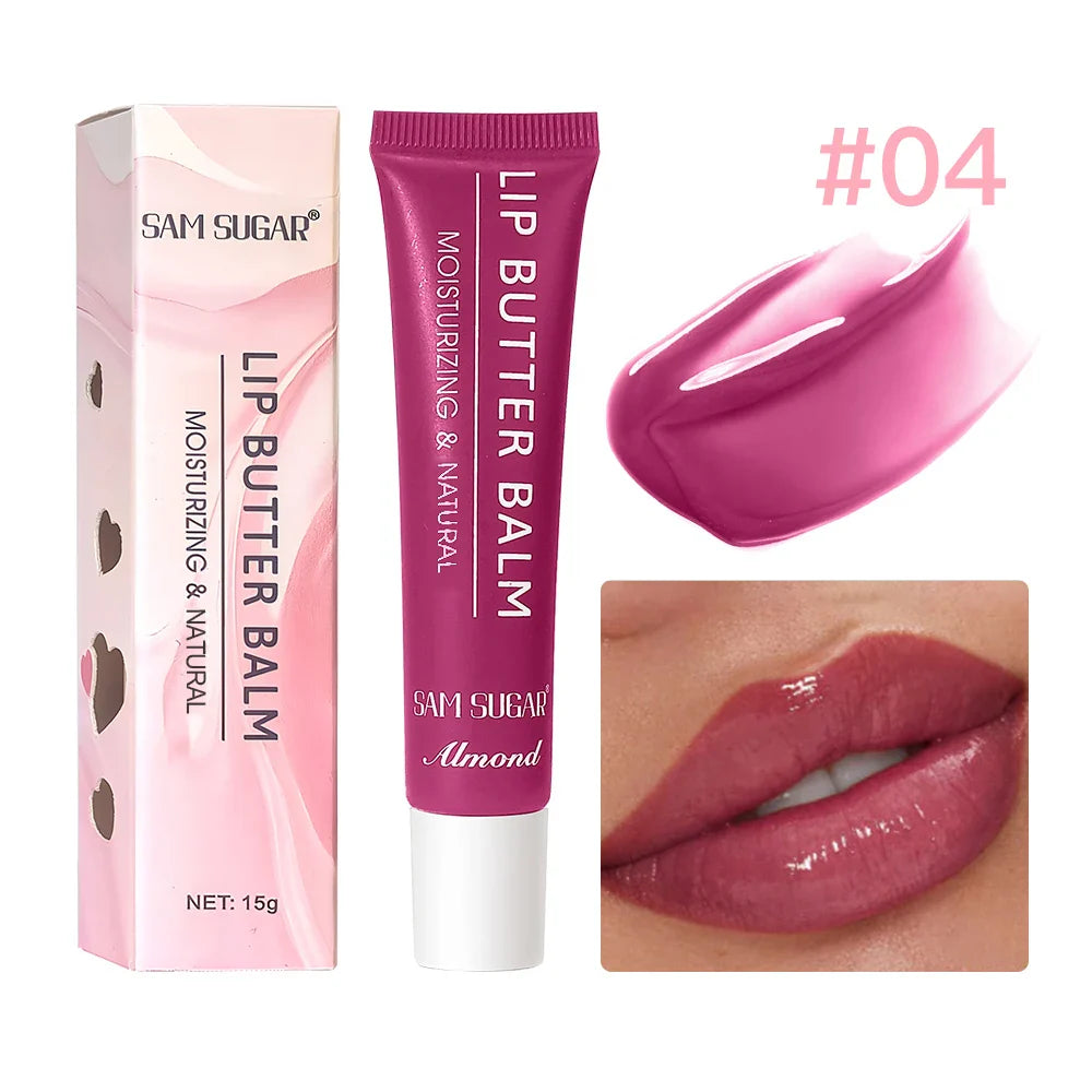 SAM SUGAR Hydrating Lip Butter Balm | Mirror Shine 5 Colors