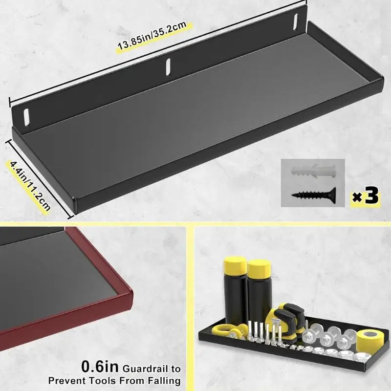 Metal Wall Mount Tool Organizer – Workshop Storage Rack