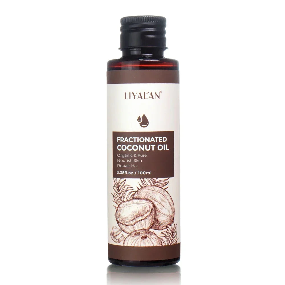 LIYALAN Fractionated Coconut Oil – Organic Carrier Oil 100ml Peaceful Pleasures Health and Wellness Coconut Oil China Mainland 100ml