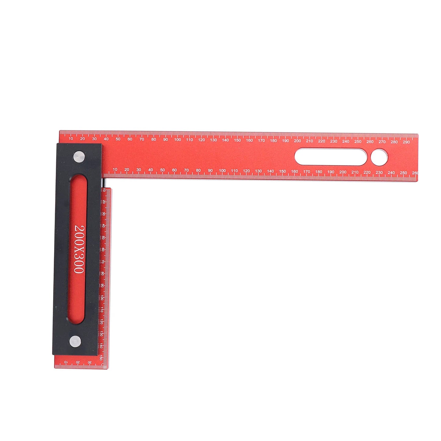 Right Angle Woodworking 300x200mm L Shape Aluminum Alloy Framing with Stop Fence Woodworking Peaceful Pleasures Health and Wellness A
