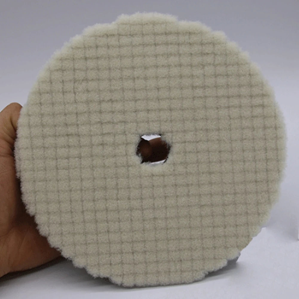 5- Wool Polishing Pads Waxing Buffing Pad Cars Sealing Cleaning