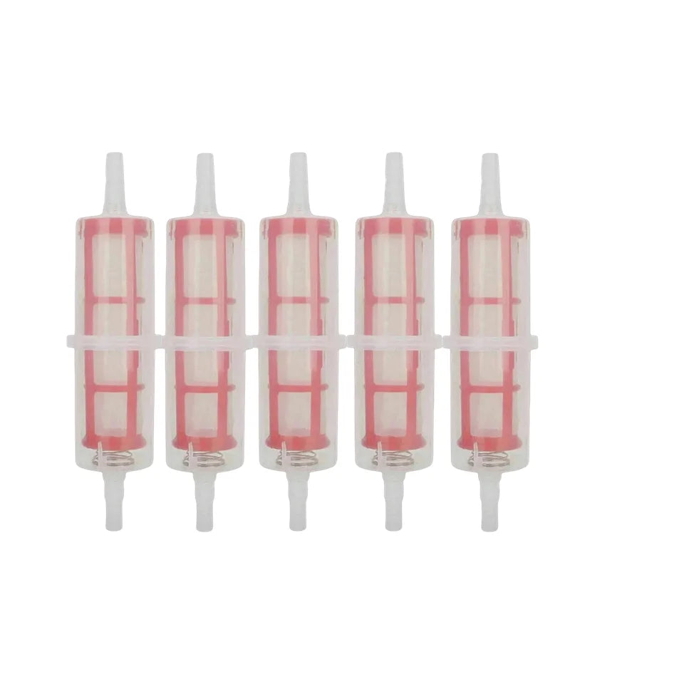 Universal Inline Diesel Fuel Filter 8mm–10mm Hose | 1–5 Pack Inline Fuel Filter Peaceful Pleasures Health and Wellness 5PCS