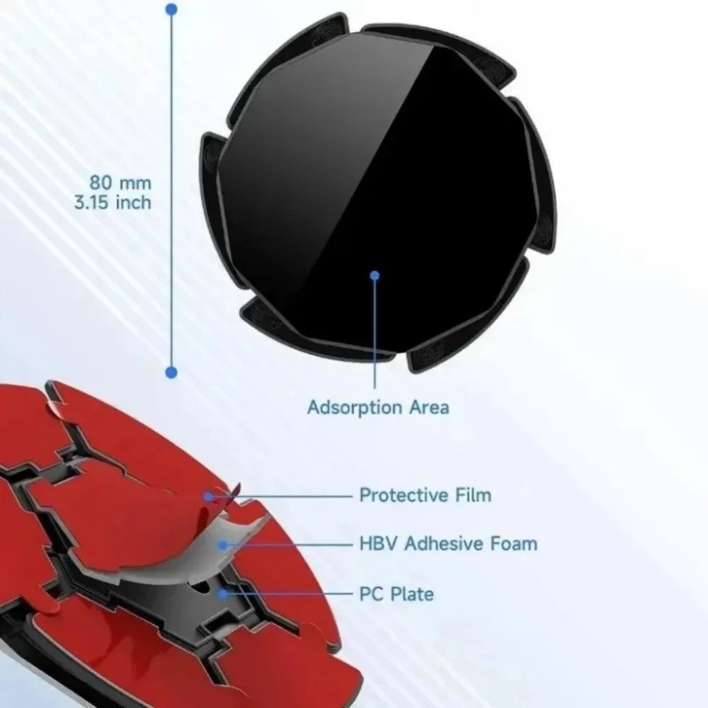 Universal Car Dashboard Suction Cup Mounting Pad for Phone Holder