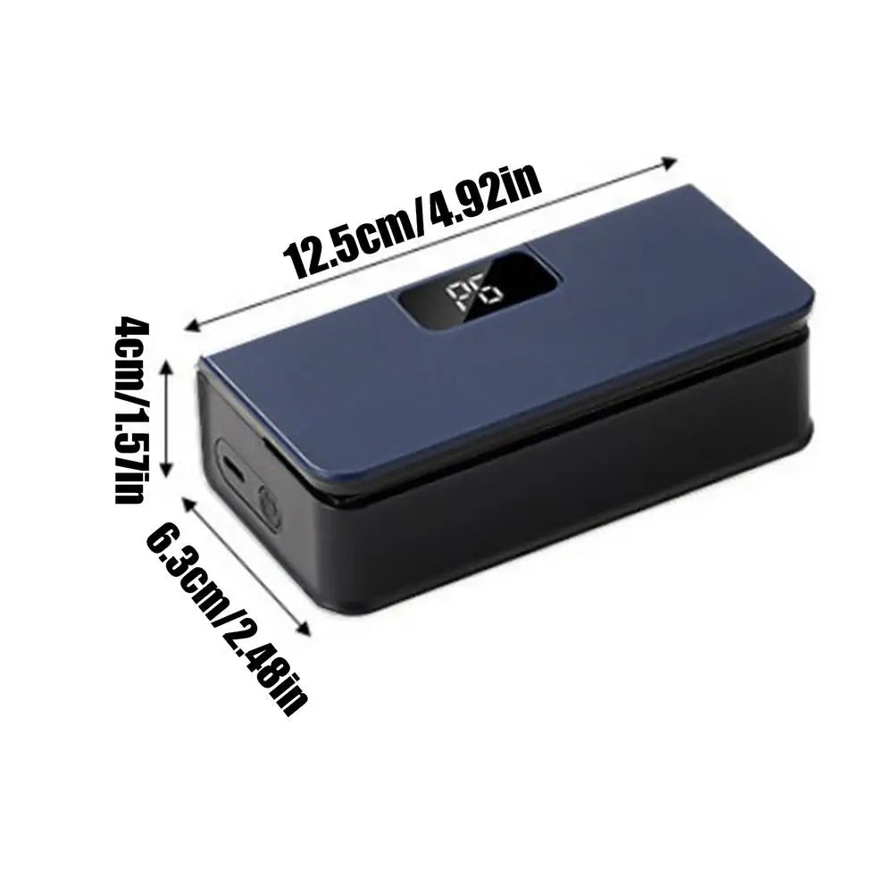 Mini Handheld Heat Sealer | Rechargeable Bag Sealing Machine Handheld Bag Sealer Peaceful Pleasures Health and Wellness Blue