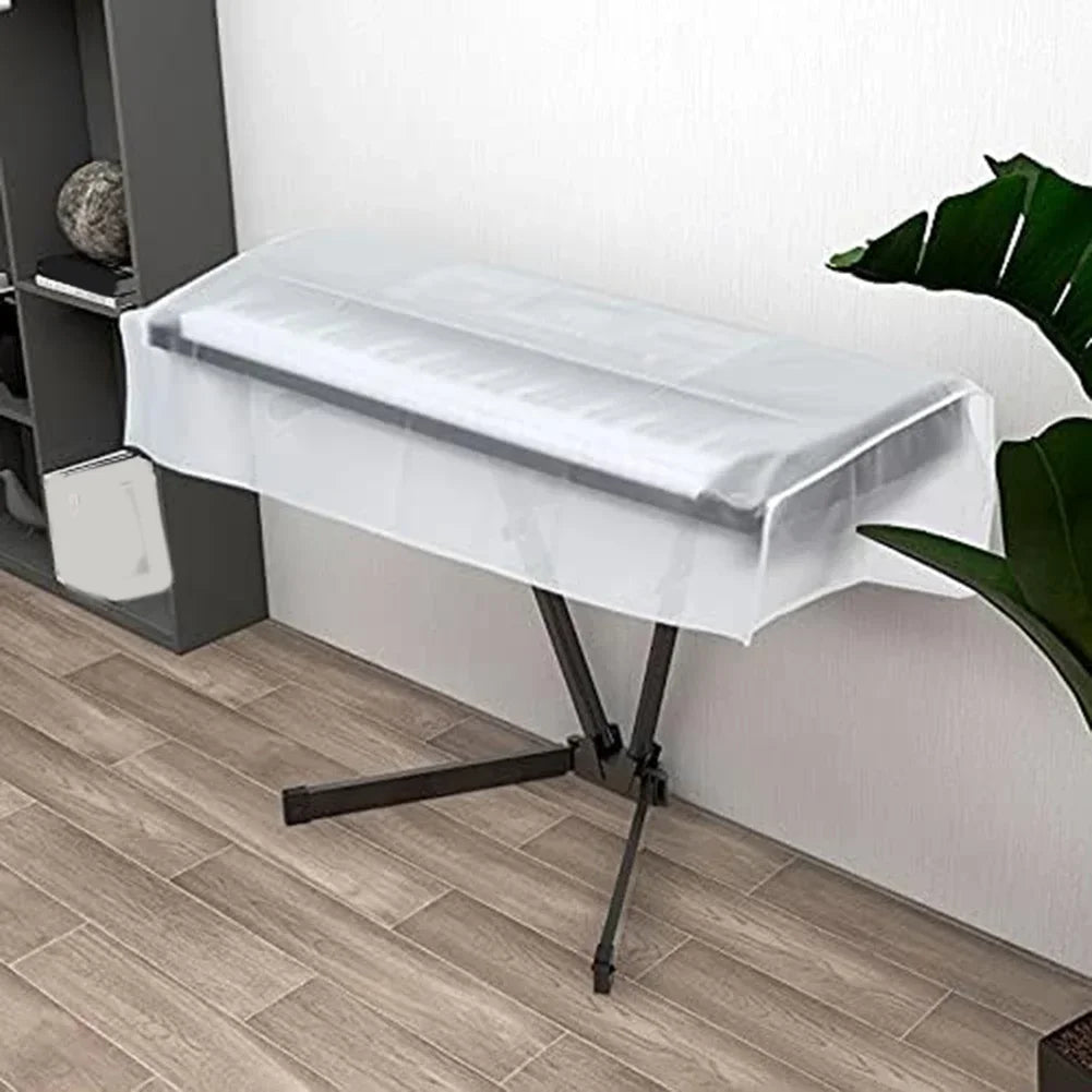 Electronic Keyboard Dust Cover – 61–76 Key Waterproof PEVA