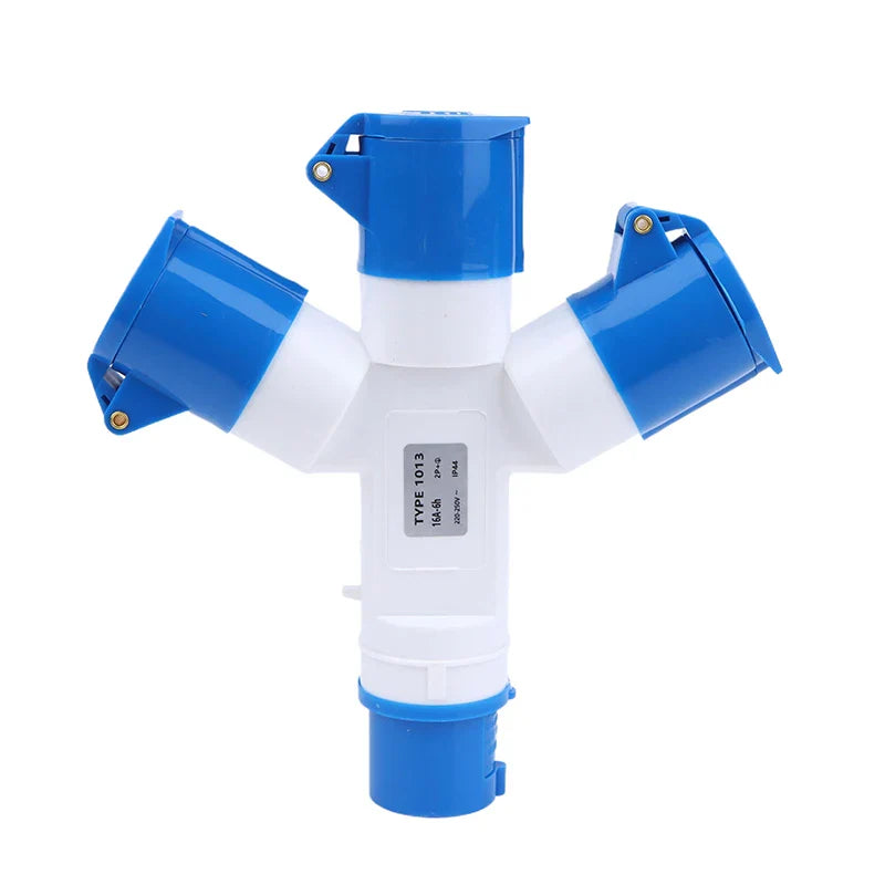 16A IP44 Waterproof Industrial Plug & Socket 220V | 3-Pin