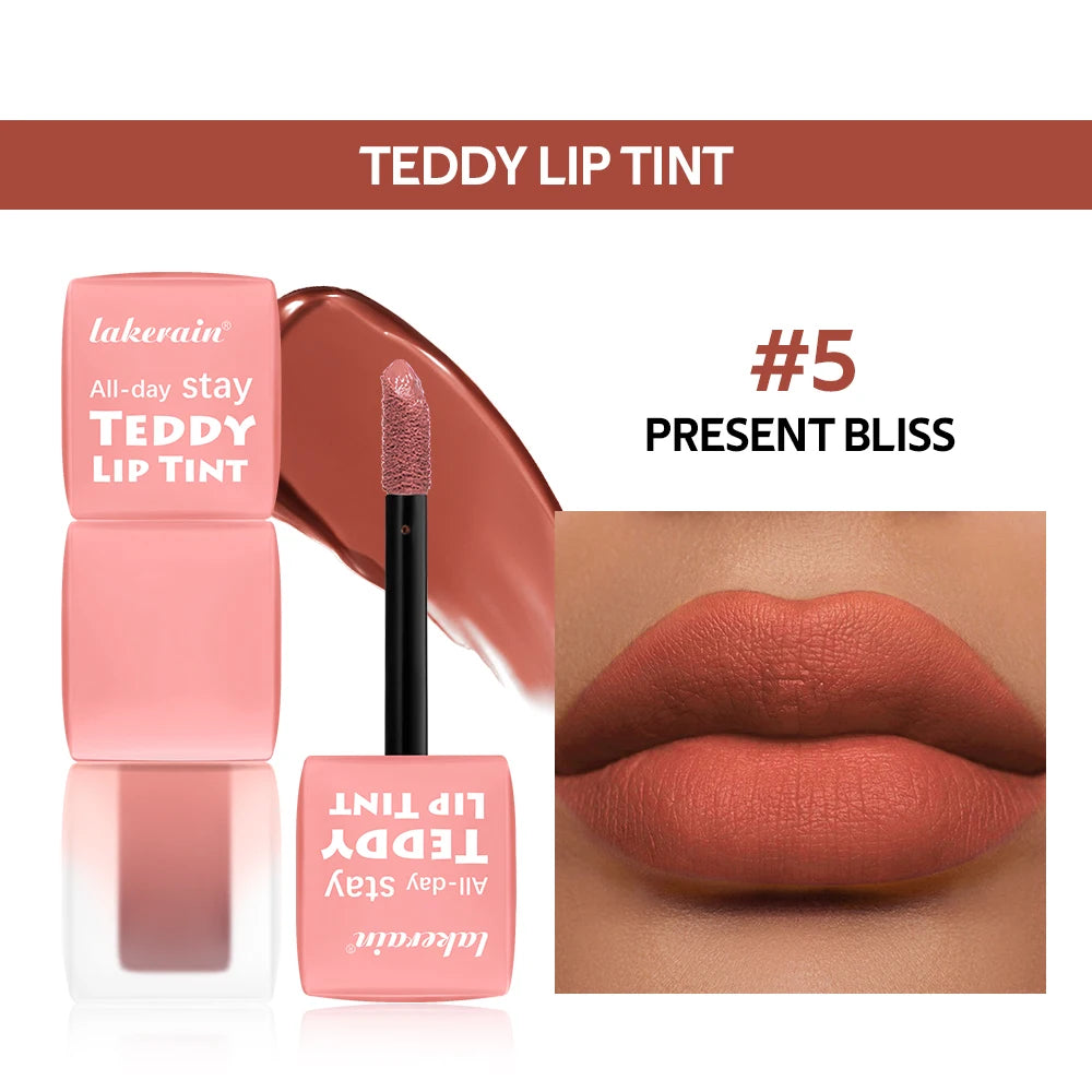 Super Stay Teddy Lip Tint Long Lasting Matte Lipstick for Up To 12H Wear Mascara Tear 1 Count Matte Waterproof Makeup Lip Stain Peaceful Pleasures Health and Wellness 5Present Bliss