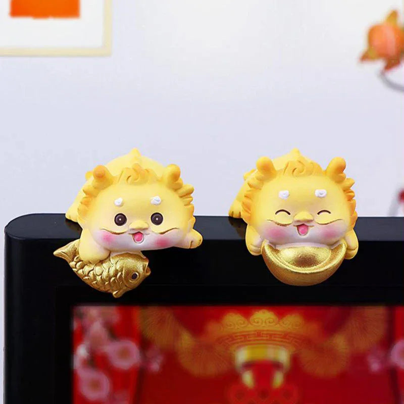 Mini Funny Resin Figurine | Cute Desk & Dashboard Sculpture