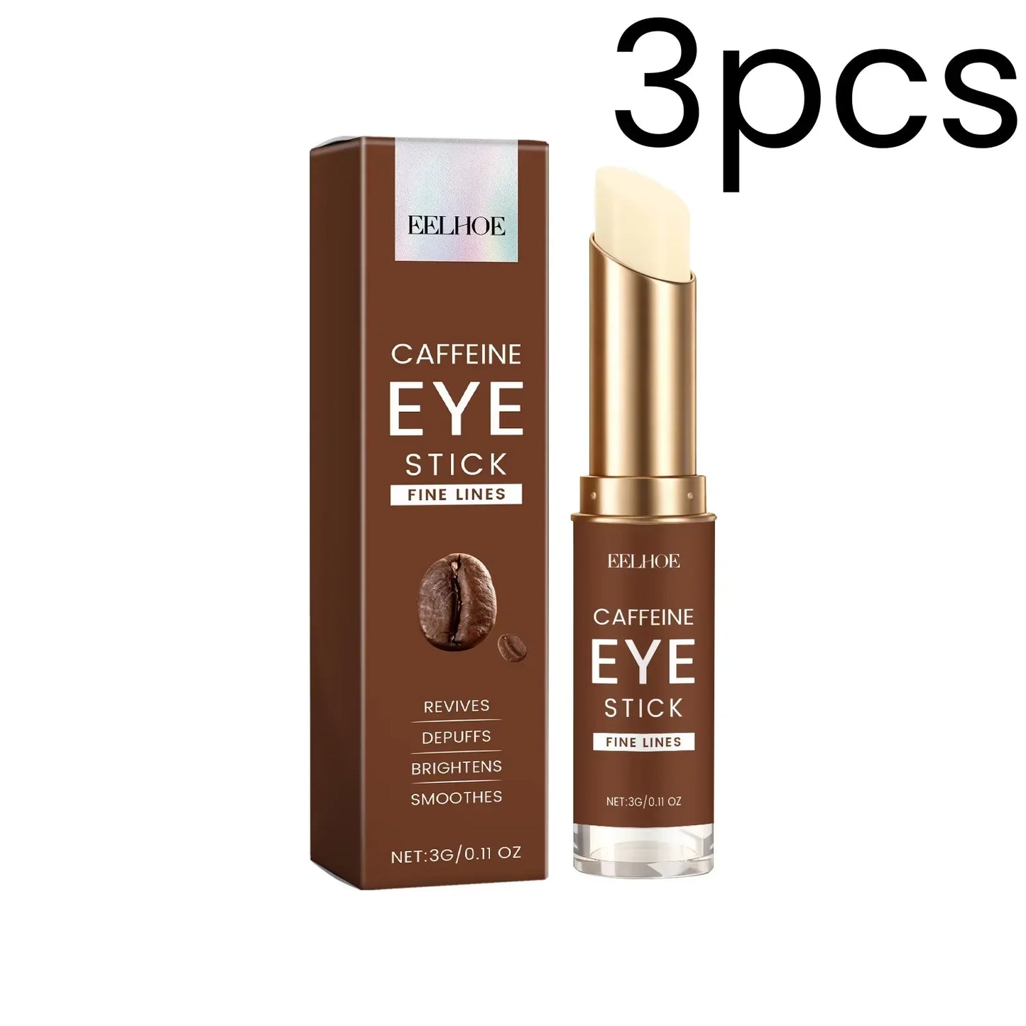 EELHOE Caffeine Eye Stick – Depuff, Firm & Wrinkle Reduction