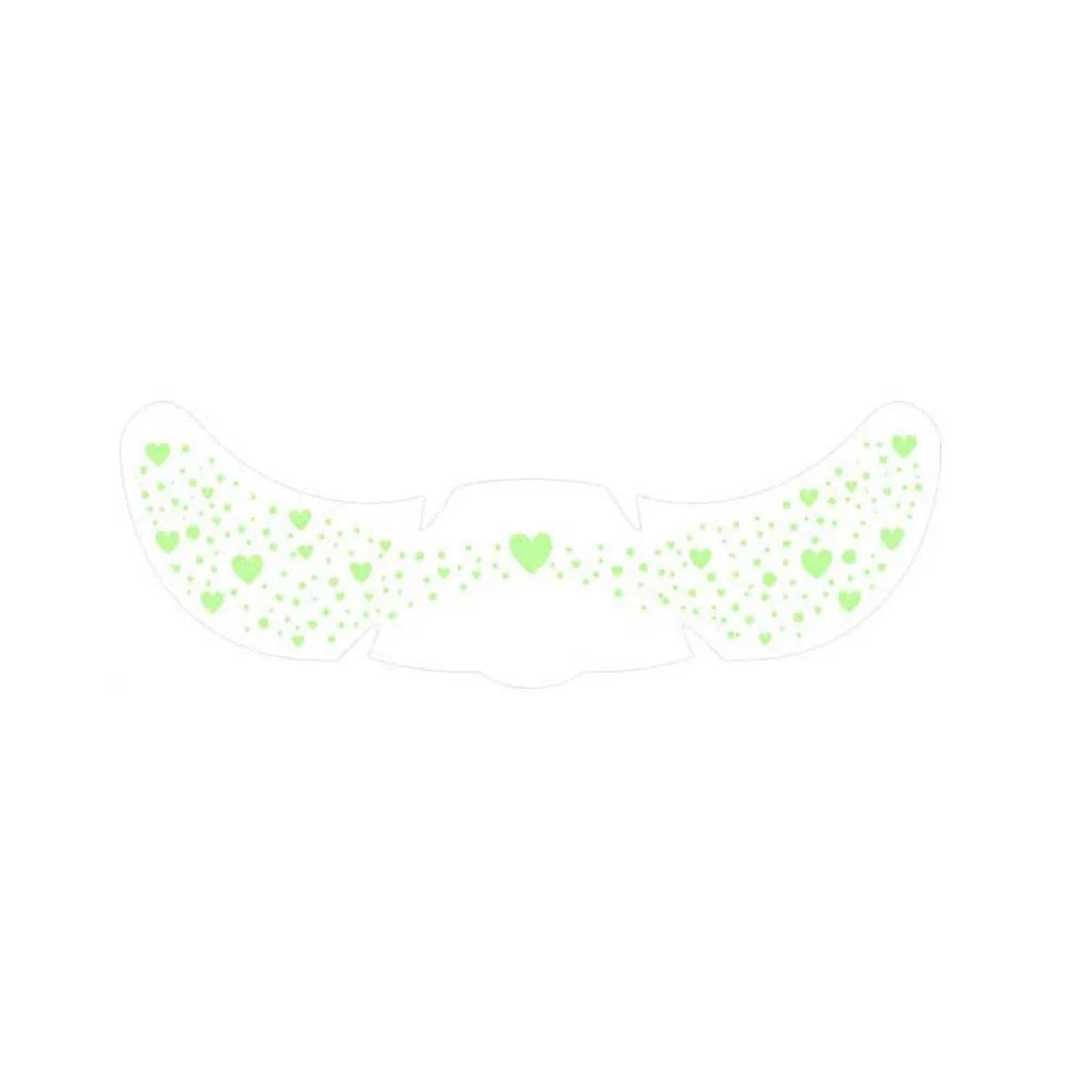 Luminous Temporary Face Tattoo Stickers – Stars & Hearts
