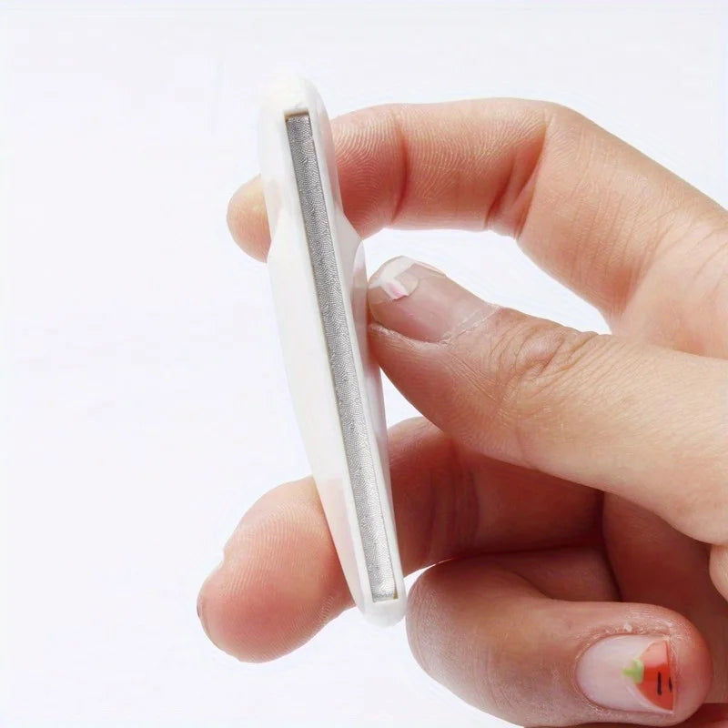 Half Moon Shaped Nail Filing and Polishing Tool Nail Art Rubbing and Polishing Tool Cute Manicure and Nail Art Tool Nail Knife Peaceful Pleasures Health and Wellness