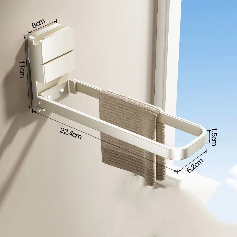 Detachable Swing-Out Wall Towel Rack | Space-Saving Bar