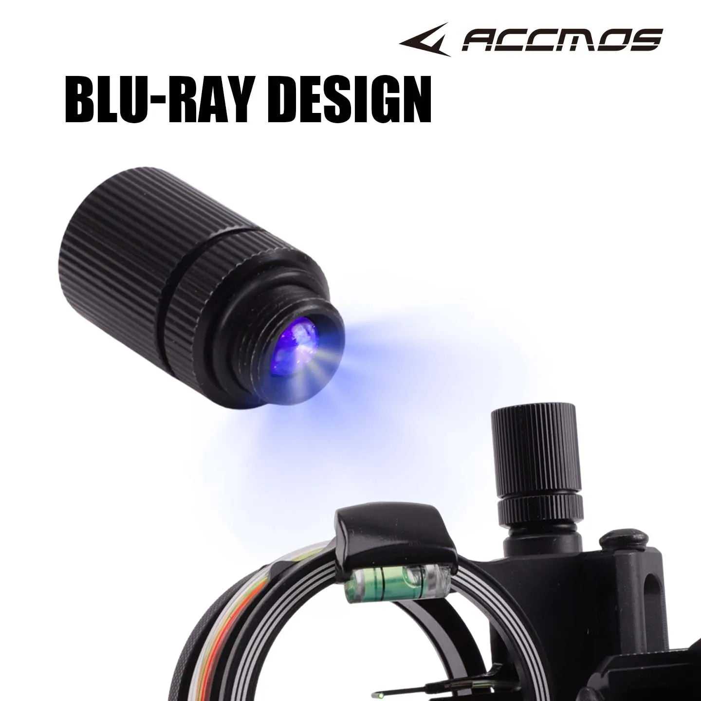 Rechargeable Battery-powered Portable Compound Recurve Bow Sight Blue