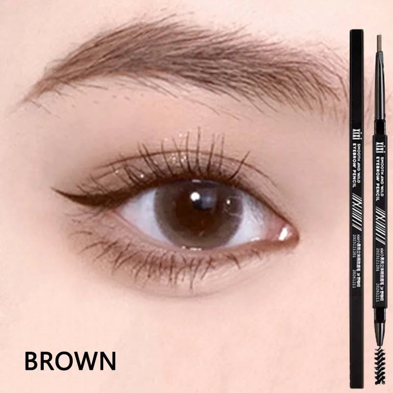 Double Head Waterproof Eyebrow Pencil | Natural Long-Lasting Tint