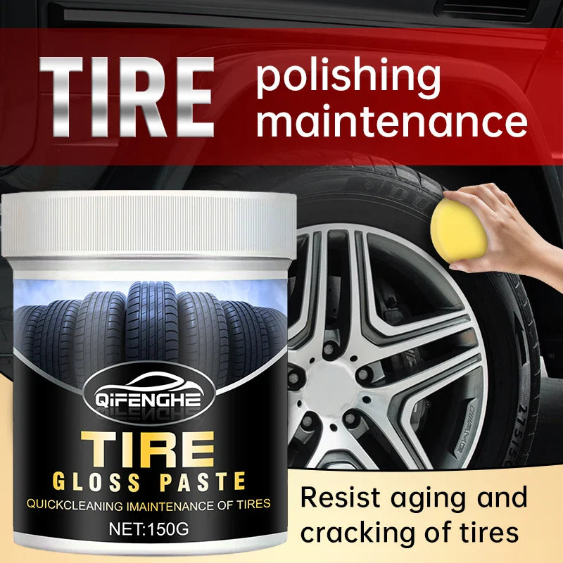 Car Tire Shine Wax – Plastic Renewal & Interior Gloss Protection