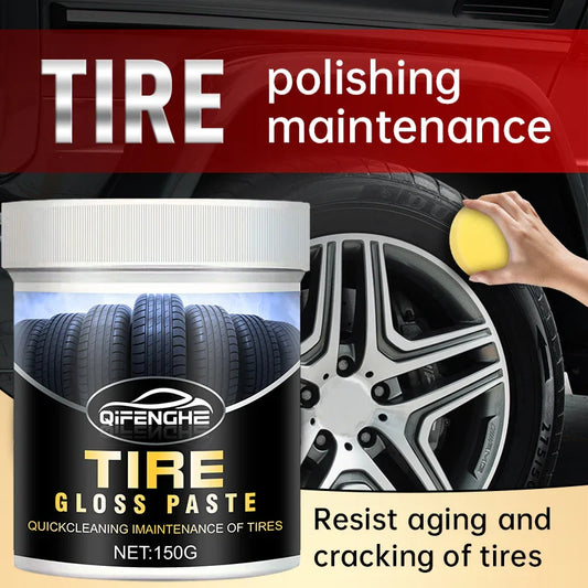 Car Tire Shine Wax – Plastic Renewal & Interior Gloss Protection Tire & Trim Wax Oasis Select 150ml