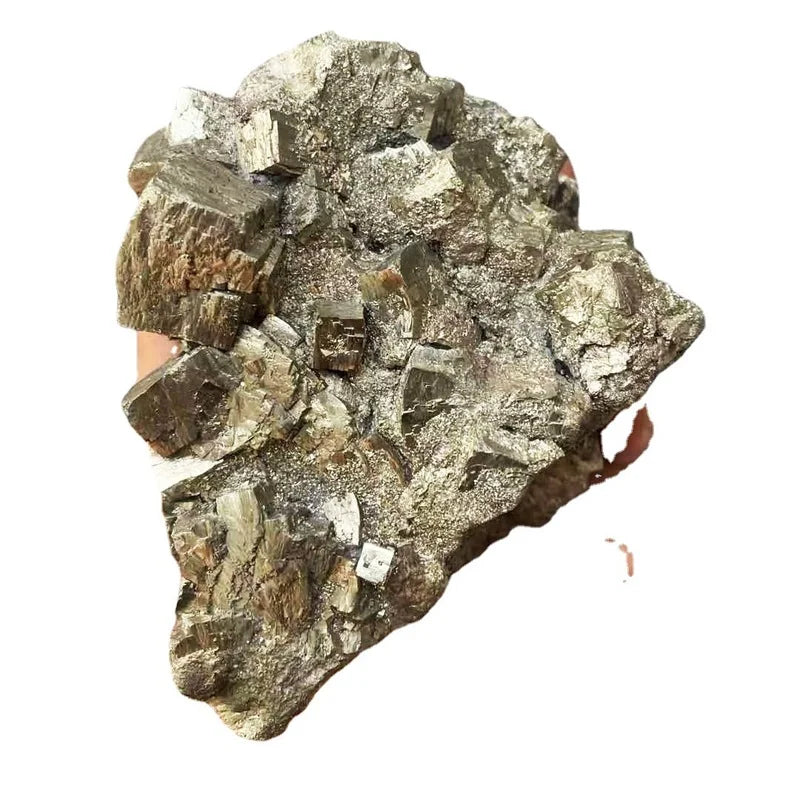 Chalcopyrite Mineral Crystal Specimen – Natural CuFeS2 Ore Stone Mineral Specimen Peaceful Pleasures Health and Wellness