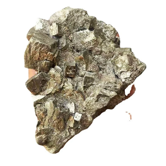 Chalcopyrite Mineral Crystal Specimen – Natural CuFeS2 Ore Stone Mineral Specimen Peaceful Pleasures Health and Wellness