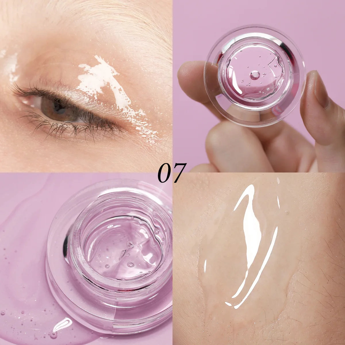 Glitter Gel Eyeshadow | Smokey Shimmer & Pearlescent Finish