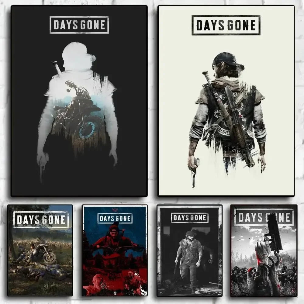 Days Gone Canvas Painting Prints & Posters HD Quality Wall Art for Study Living Room Bedroom Home Decor Peaceful Pleasures Health and Wellness