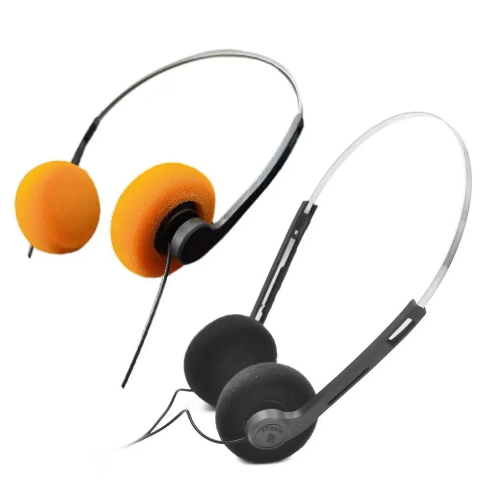 Retro Wired Headphones – 3.5mm Mini Fashion Earphones for Music & Photo Props Peaceful Pleasures Health and Wellness