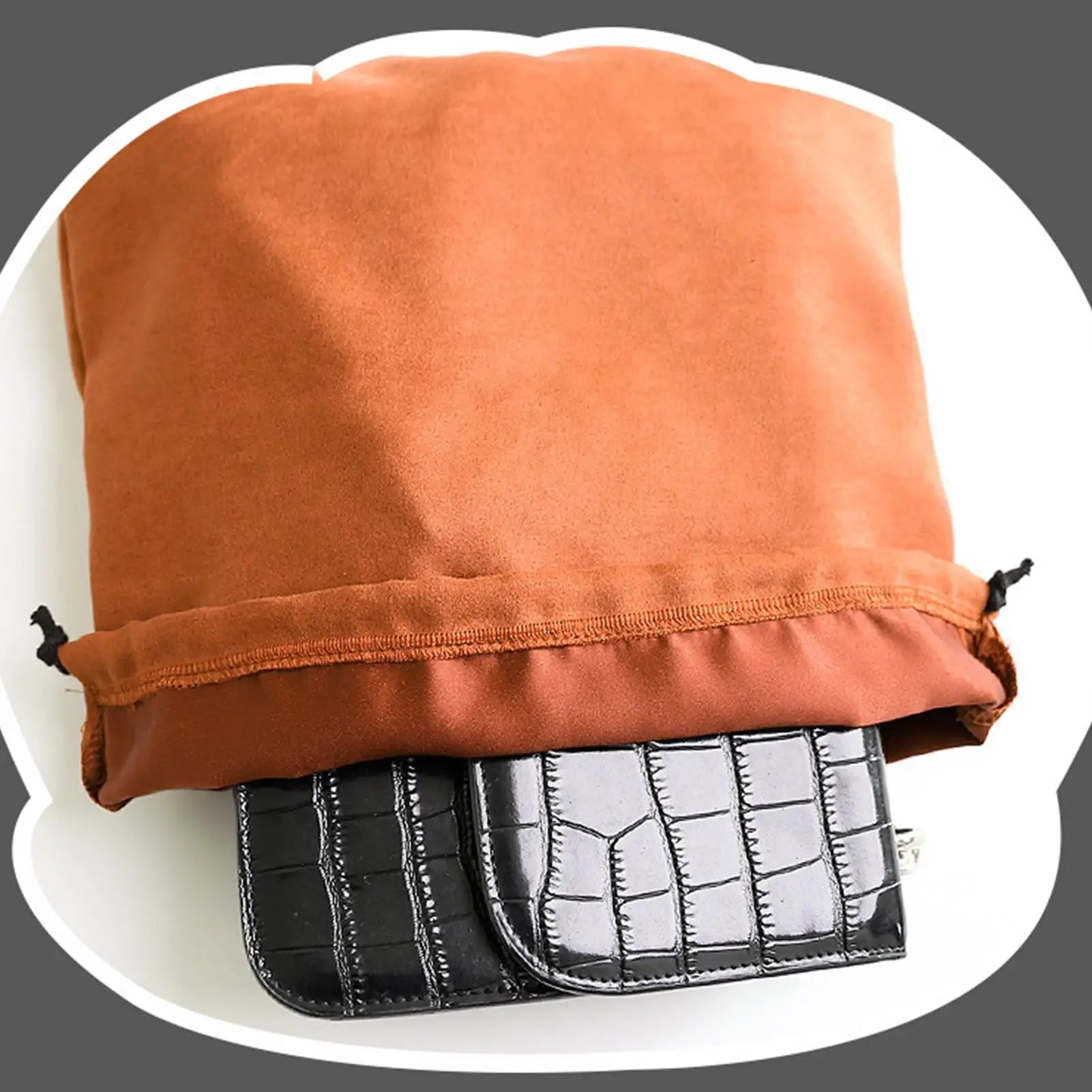 Drawstring Dust Bags for Purses, Handbags Protector & Travel Storage Pouch, Multifunctional Cloth Cover for Luxury Bags Peaceful Pleasures Health and Wellness