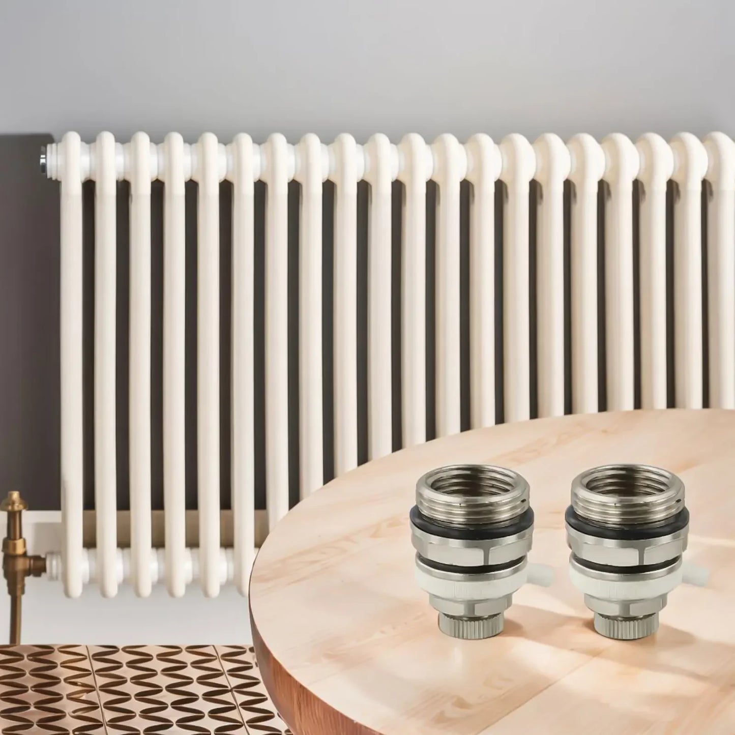 2-Pack 3/4" Automatic Air Vent Bleed Valve – Brass Radiator