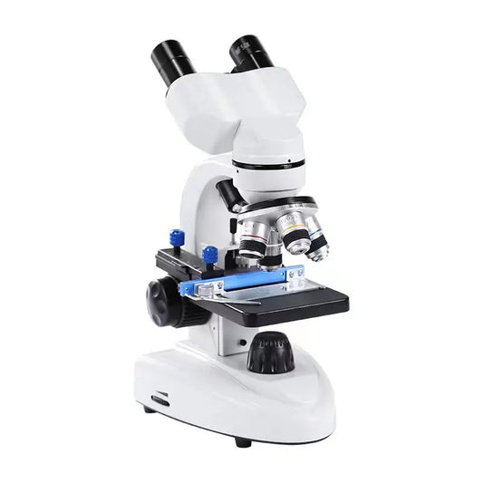 Binocular Biological Microscope 40X-640X Professional Teaching Experimental Microscope Student Interest Cultivation Peaceful Pleasures Health and Wellness 40x-640x