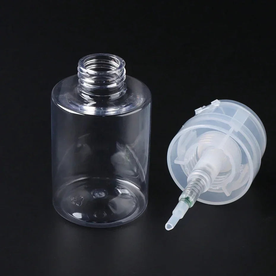 100ml Refillable Press Pump Dispenser Bottle | Nail Care