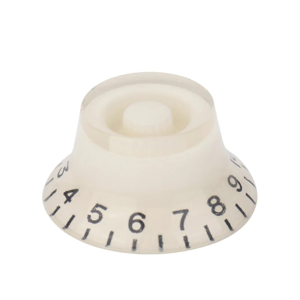 Hat Transparent Volume Tone Control Knob Electric Guitar Dia Hole