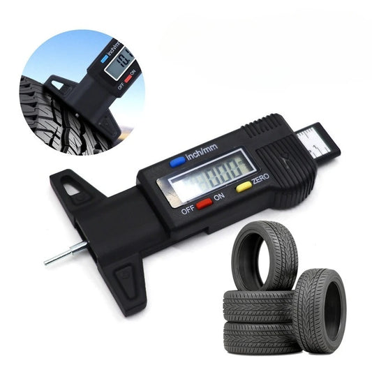 The Electronic Measuring Ruler Indicates That The Precise Range of The Tire Tread Depth Gauge Is 0 - 25 Millimeters Peaceful Pleasures Health and Wellness