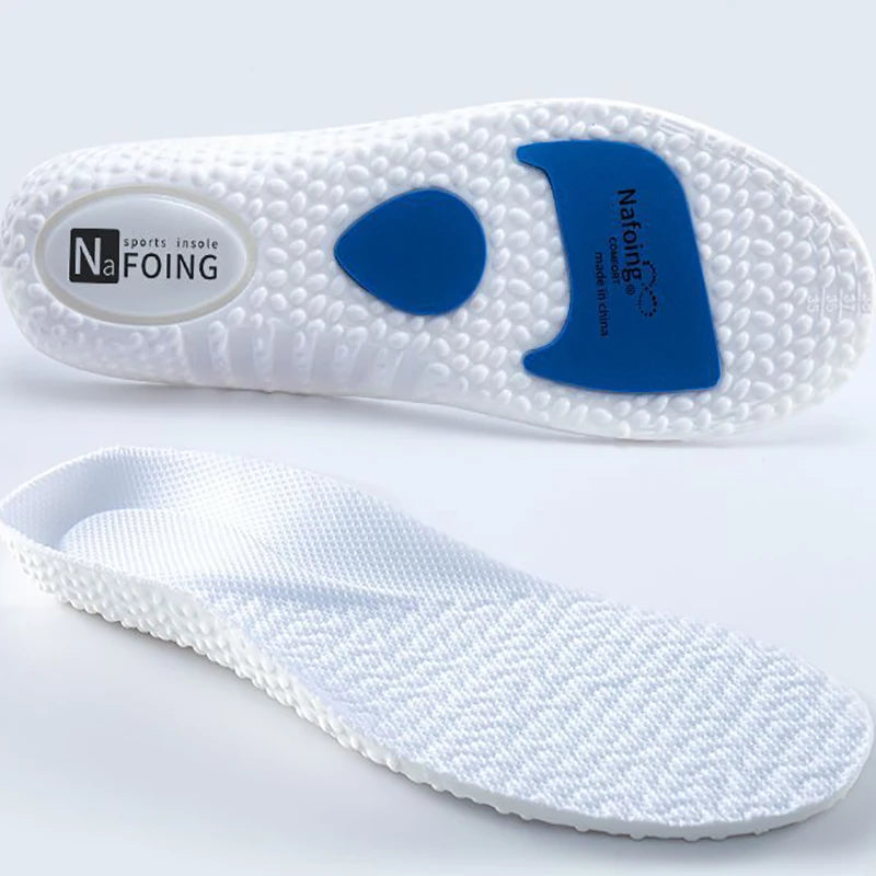 Soft-soled Sports Insoles for Men Shock-absorbing and Breathable in Summer Not Tiring To Stand for A Long Time Peaceful Pleasures Health and Wellness White EU43-44(270mm)