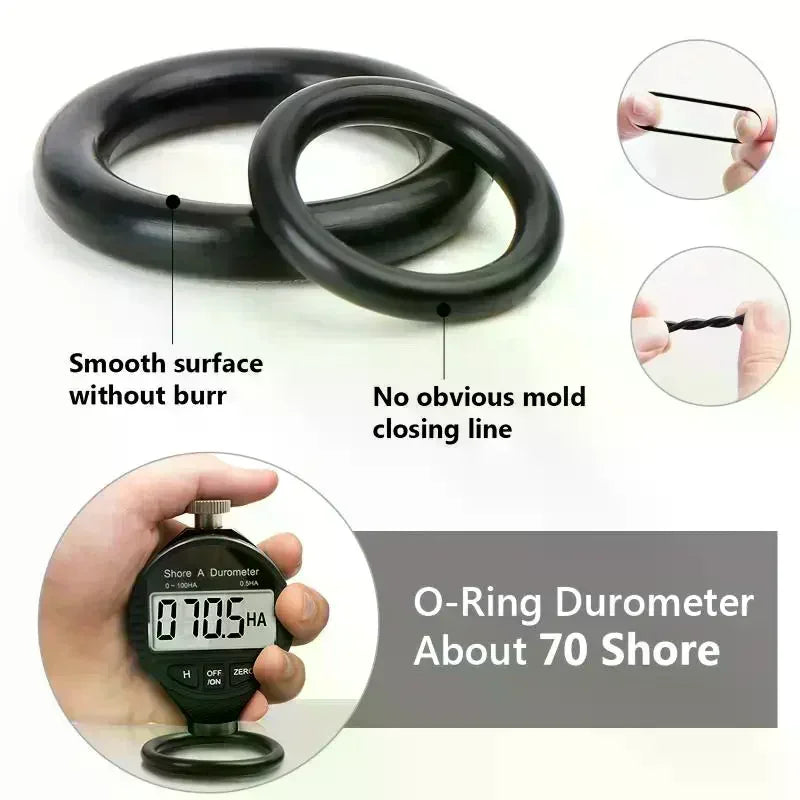 Nitrile Rubber O-Ring Set 225/1200 Pcs – Plumbing Sealing Gaskets O-Ring Gasket Set Peaceful Pleasures Health and Wellness