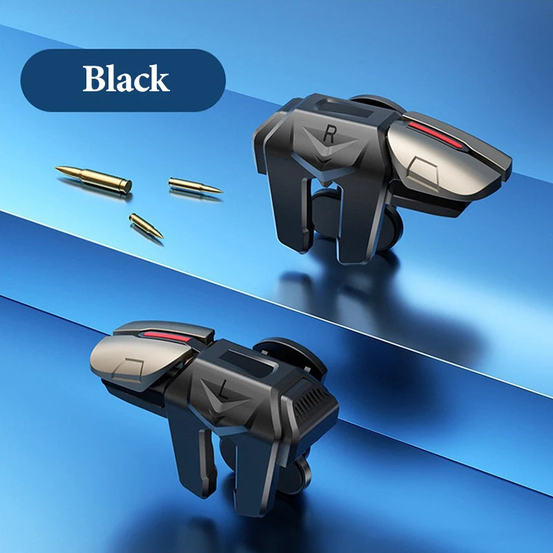 G21 Six Finger Linkage Chicken Eating Artifact Game Handles Auxiliary Keys Mobile Games Physical and Mechanical Keys Peaceful Pleasures Health and Wellness Black