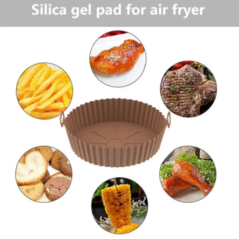 Reusable Silicone Baking Mat – Non-Stick Air Fryer Liner