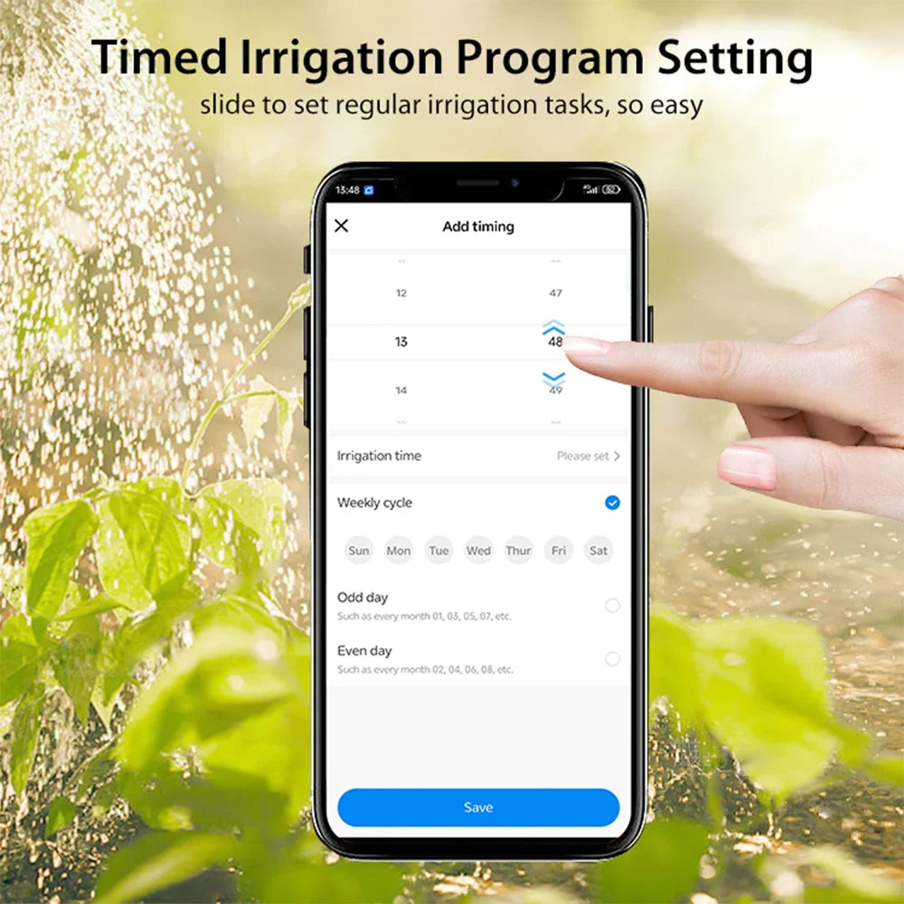 Tuya Smart Wifi Water Timer Sprinkler Irrigation With Water Metering Smart Sprinkler Control for Garden Plants Peaceful Pleasures Health and Wellness
