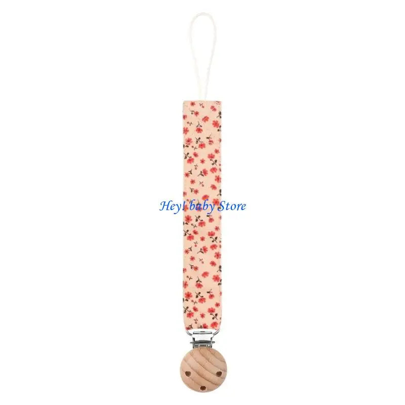Flower Teether Pacifier Clip Chain for Baby Boys & Girls
