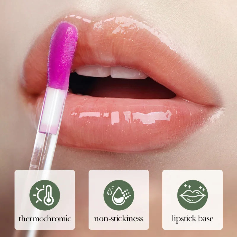 SADOER Color Changing Lip Oil – Hydrating Plumping Lip Balm